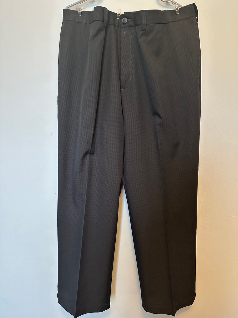 Haggar Black Men's Dress Pants 42” x 29”